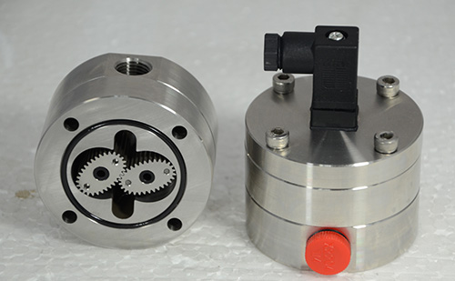  2 component plant micro flowmeter
