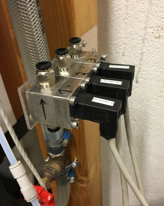 micro flow meter installation
