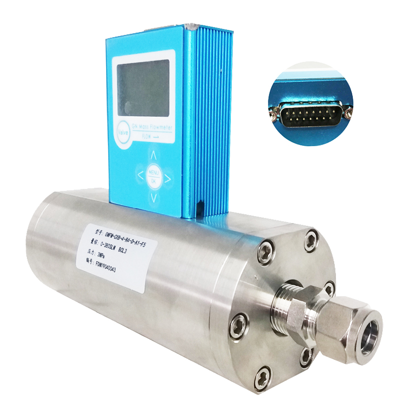 Large flow range Gas Mass Flow meter