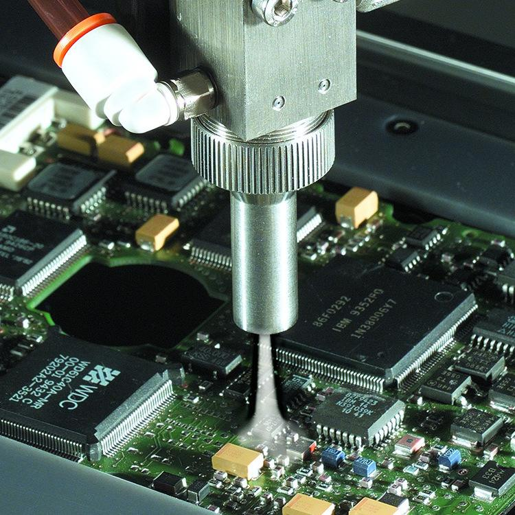 JSN micro oval gear flow meter for motor coil spray varnish