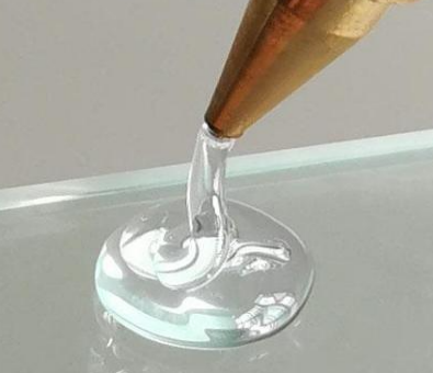 Micro oval gear flow meter for hot melt adhesive