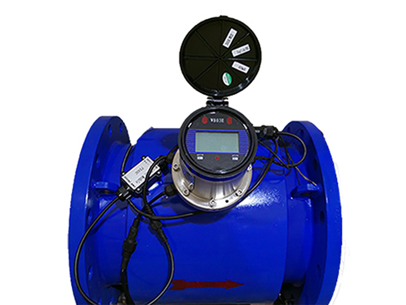 Seawater magnetic flow meter
